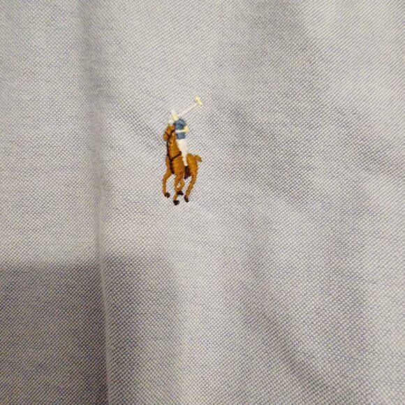 Ralph Lauren Blue Button Down Size 4 - Picture 2 of 4